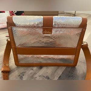 Slightly used Brahmin Altelier bag.